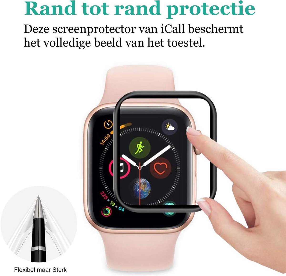 Protection d cran Apple Watch Series 5 44 mm Verre PET Foil