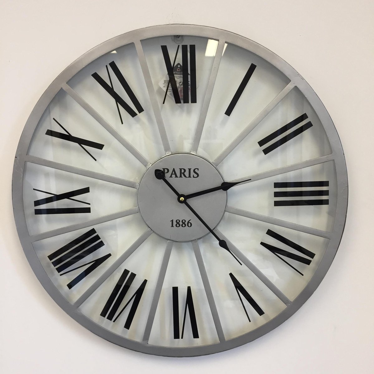 Wandklok PARIS Industrieel Design