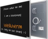 Welltherm infrarood paneel 580 Watt krijtbord uitvoering met frame