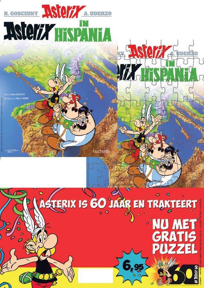 Steen zwaartekracht idee Asterix 14. asterix in hispania + puzzel, Albert Uderzo | 9782012110892 |  Boeken | bol.com