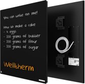 Welltherm infrarood paneel 370 Watt krijtbord uitvoering frameless