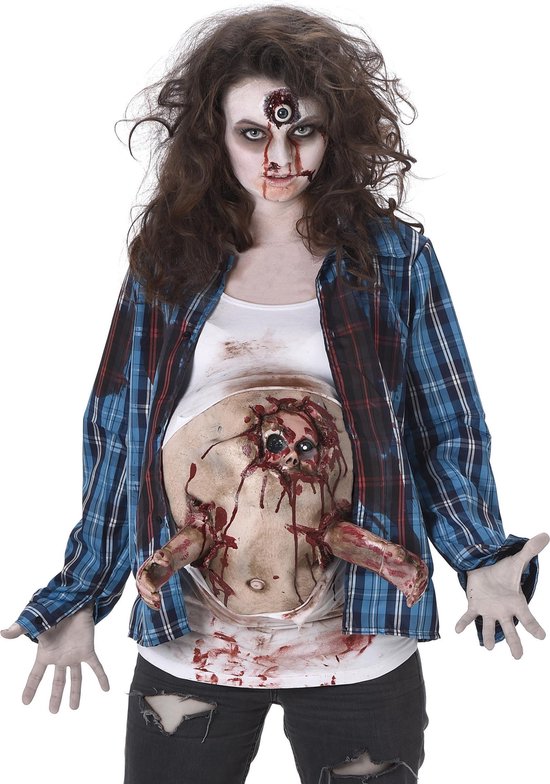 Karnival Costumes Zwangere Zombie Met Foetus Baby Halloween Kostuum Dames  Halloween... | bol.com