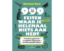 Omslag van 999 feiten waar je meestal helemaal niets aan hebt