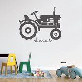 Muursticker Tractor met naam | Muurstickers kinderkamer | Kinderkamer wanddecoratie | kinderkamer muur | Muur sticker kind | Muursticker laten maken