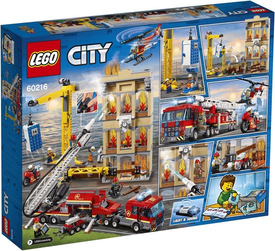LEGO City Downtown Fire Brigade 60216 | bol