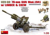 1:35 MiniArt 35129 USV-BR 76mm Gun Mod.1941 w/Limber & Crew Plastic kit