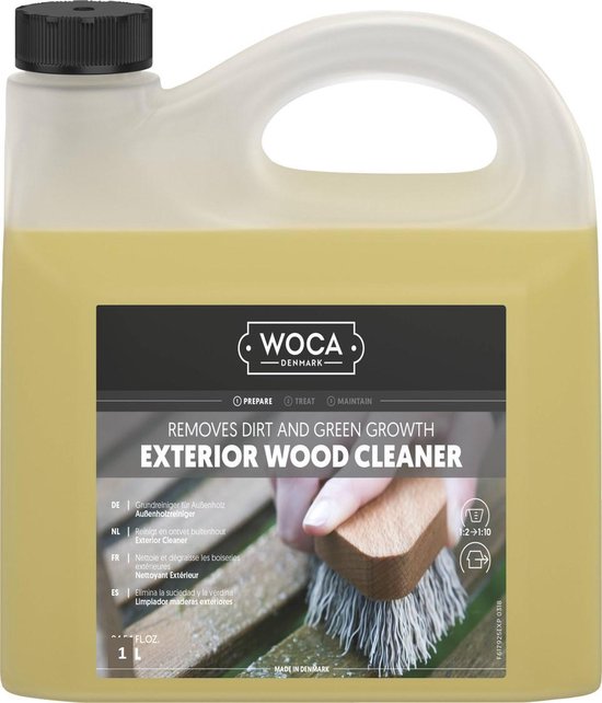 WOCA Exterior Wood Cleaner - 1 liter