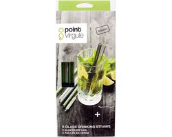 Pailles en verre Point Virgule
