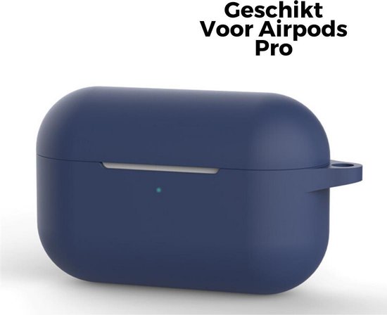 Apple Airpods Pro Siliconen Case Hoesje - Beschermhoes - Alaska Blauw - Pless®
