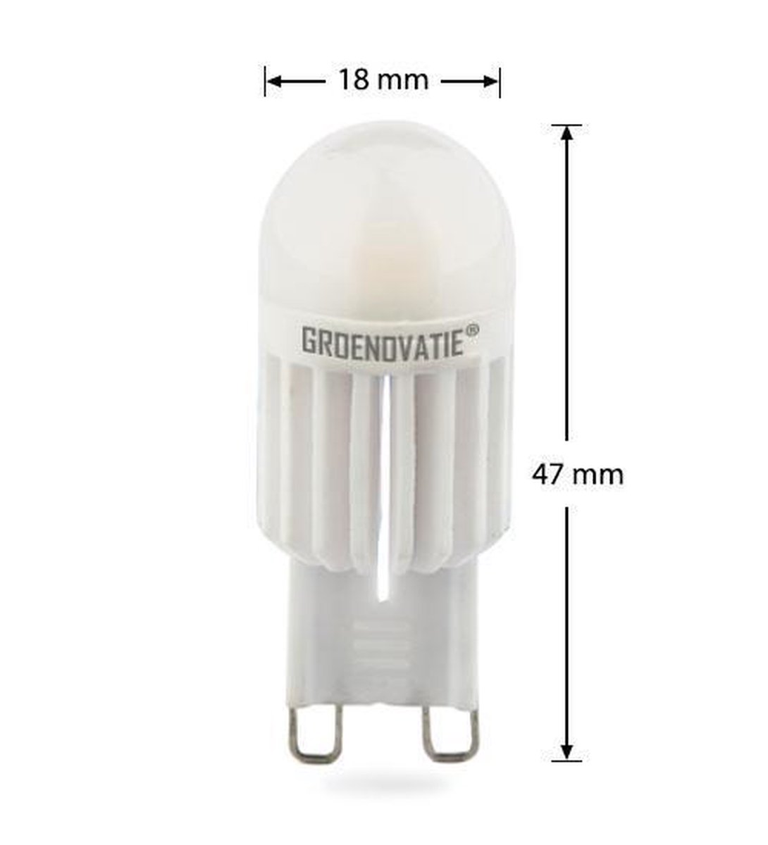 Groenovatie G9 LED Lamp - 3W - Warm Wit - Dimbaar | bol.com