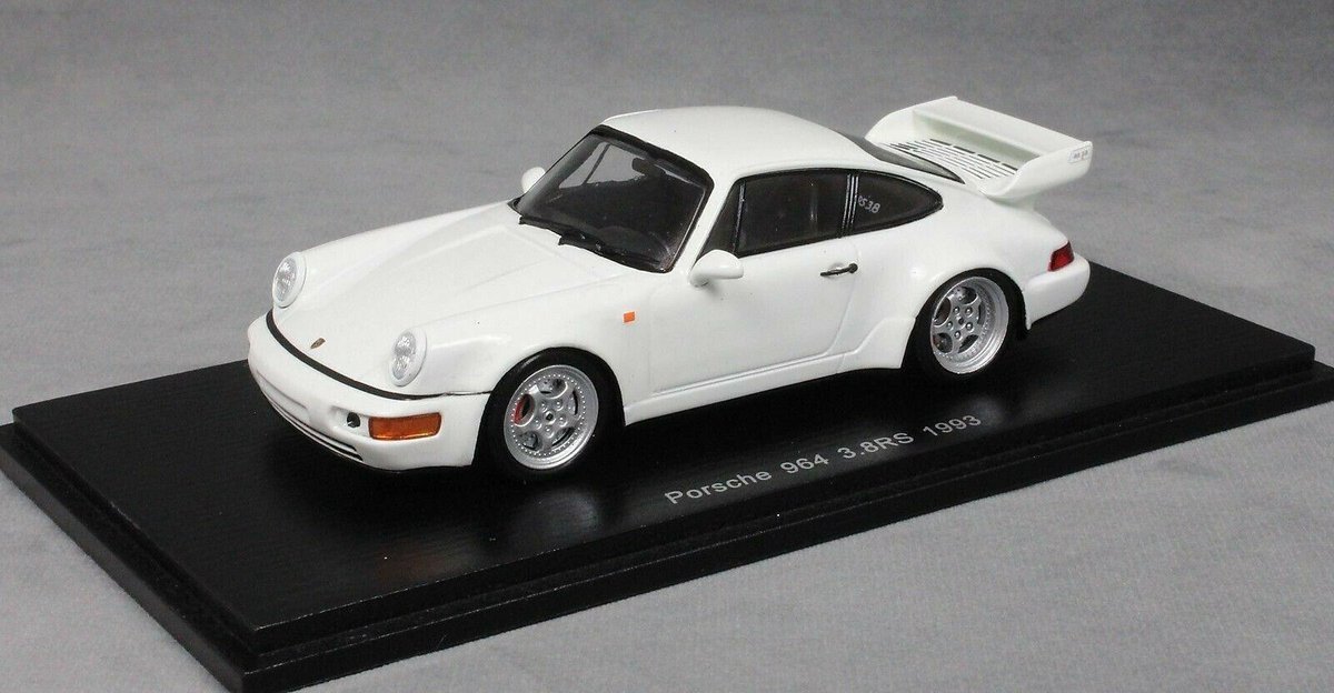 【SPARK】Porsche 964 3.8RS 1993 White Porsche 911 964 Carrera RS 3.8 1993 White 1-43 Spark | bol