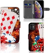 iPhone 11 Wallet Case met Pasjes Casino