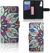 Honor 20 Pro Hoesje Purple Flower