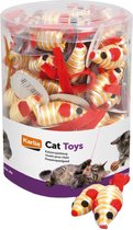 Cat toy rainbow mice pvc-tube