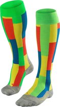 FALKE SK4 Brick Heren Skikousen - Vivid Green - Maat 39-41