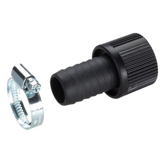 Aanzuigslang 25 mm met vacuümbestendig aansluitstuk 1″ binnendraad G 1 per meter voor pompen