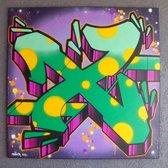 Graffiti Street Art Schilderij Original Urban Spraycan Art | The X | Esone