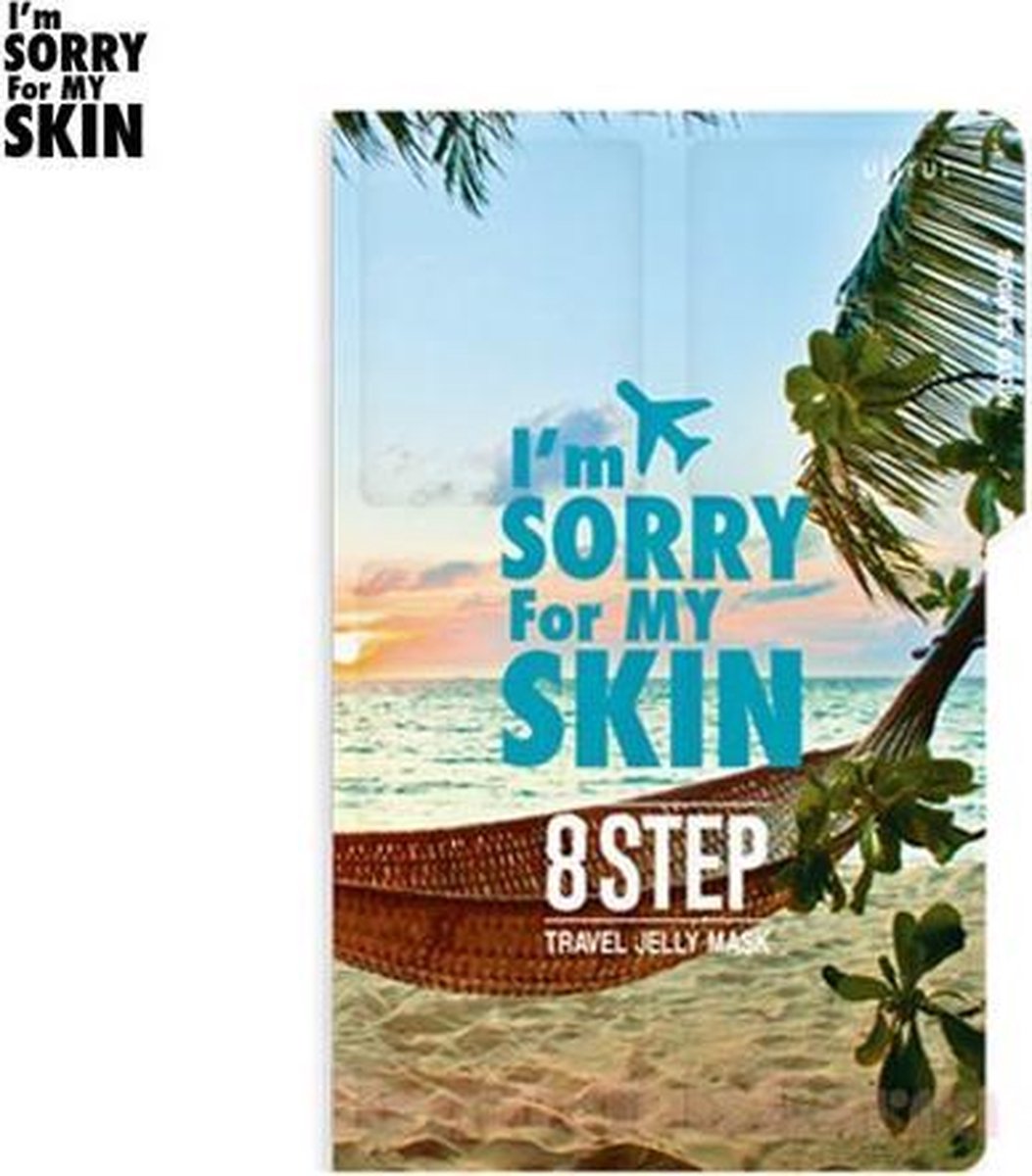 Koreaanse skincare Travel Pack - I'm Sorry For My Skin 8 Step Travel Jelly Mask - Van cleansing tot Shampoo