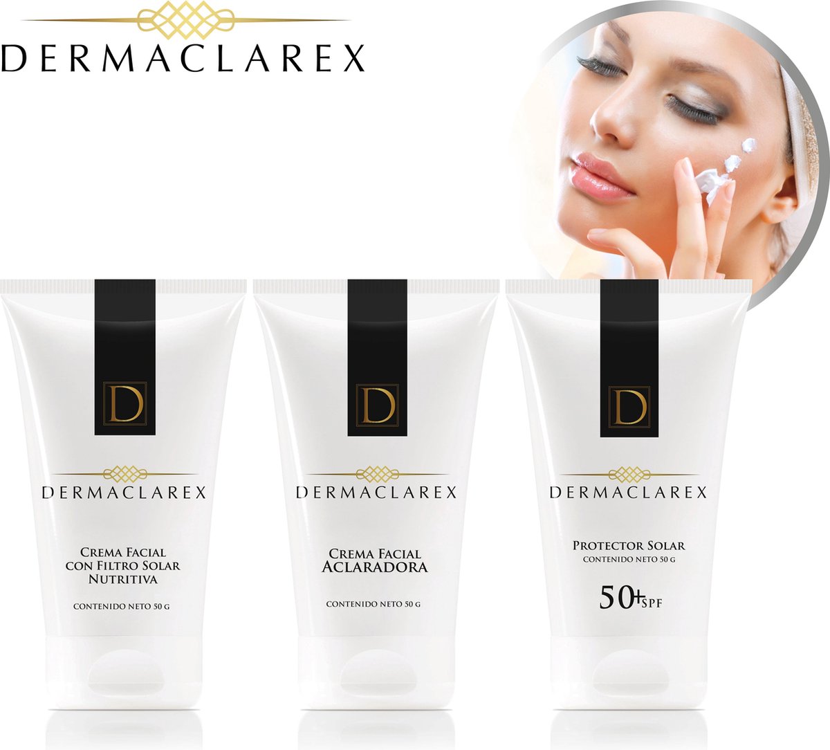 Dermaclarex - Day Cream + Brighthening Cream + Sunscreen