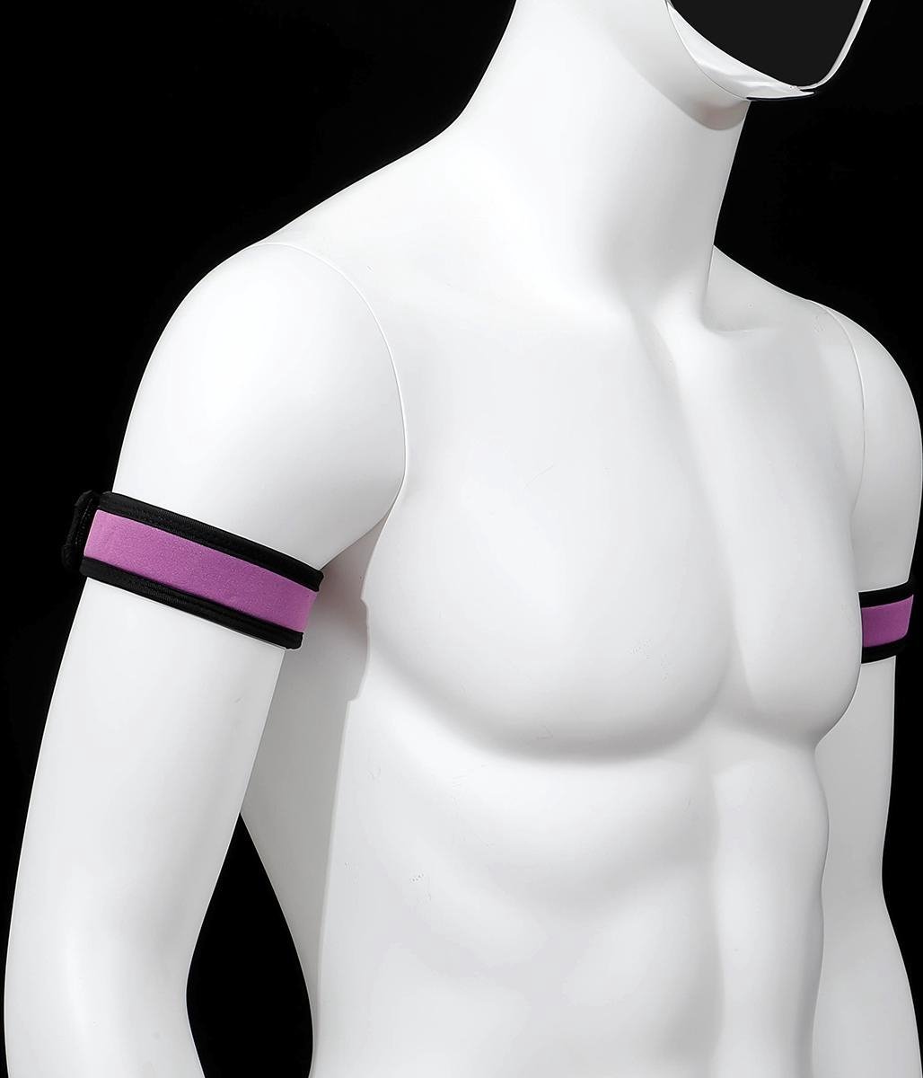 Goedkoopste Banoch | Biceps neoprene Lindo Perrito morado - paars - puppy play
