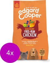 Edgard & Cooper Verse Scharrelkip Brok- Voor volwassen honden - Hondenvoer - 4 x 2.5kg