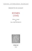 Textes littéraires français - Rymes : 1545