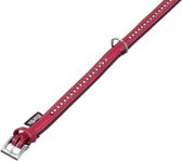 Karlie  Art Plus Leren Halsband - Mt Carlo 14mm x 27cm Rood | 27cm x 14mm