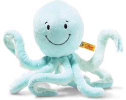 Steiff Soft Cuddly Friends Octopus Ockto - Turquoise knuffel voor kinderen