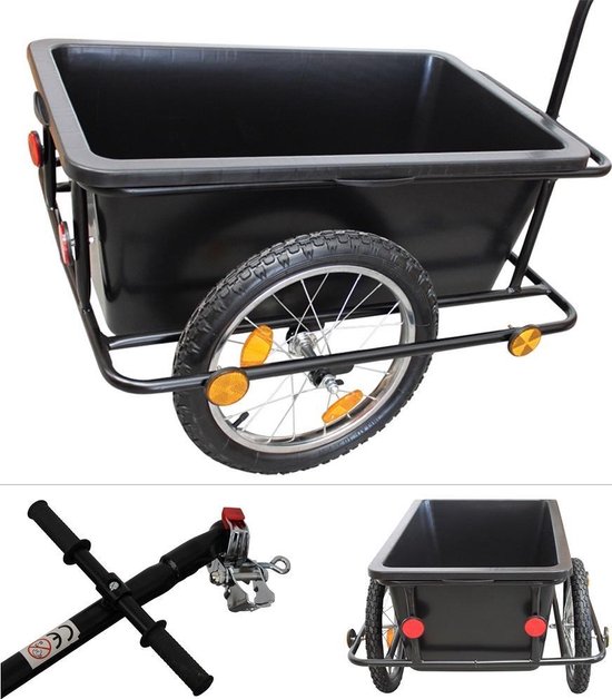 Fiets Bagagekar met Grote Tas - Bike Carrier - Fietskar Winkel Fiets Bagagekar met Grote Tas - Bike Carrier - Fietskar Winkel