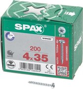 Spax Spaanplaat CK Verzinkt Torx 4.0 x 35 - 200 stuks