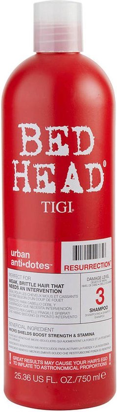 TIGI Bed Head Resurrection Shampoo-750 ml - Normale shampoo vrouwen - Voor Alle haartypes