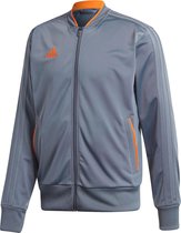adidas Sportjas - Maat XS  - Mannen - grijs/oranje