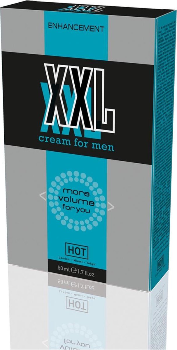 HOT XXL enhancement cream for men - 50 ml | bol.com