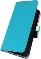 Booktype Telefoonhoesjes - Bookcase Hoesje - Wallet Case -  Geschikt voor Samsung Galaxy A10s - Blauw