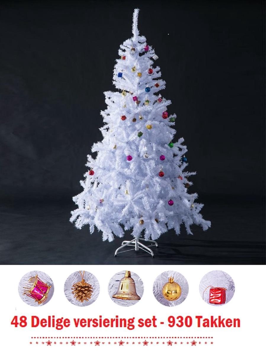 Kerstboom wit Kunstkerstboom 180 Cm 930 Takken