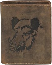 Greenburry - Vintage animal wallet - wild boar - men - brown
