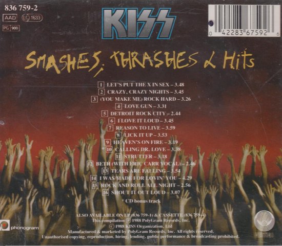 Smashes, Thrashes And Hits