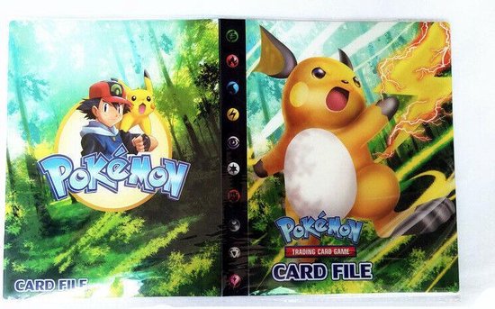 Afbeelding van het spel Pokémon Verzamelmap Raichu 4 Pocket - 240 Pokemon Kaarten Opbergmap