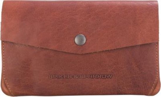 Spikes & Sparrow Wallet L Portemonnee RFID Brandy | bol.com