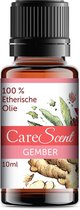 CareScent Etherische Gemberolie | Essentiële Olie voor Aromatherapie | Geurolie | Aroma Olie | Aroma Diffuser Olie | Gember olie - 10ml
