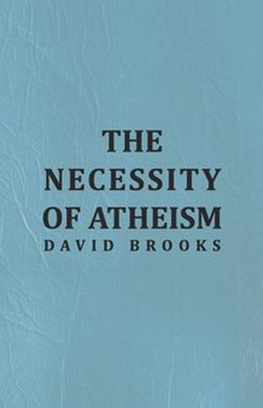The Necessity of Atheism - cover