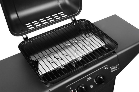 Teesa TSA0080 - Gasbarbecue BBQ 2000 met twee branders en onderstel van Teesa — afbeelding 5