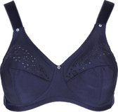 LingaDore LISETTE BH zonder beugel met katoen - 1341 - Navy - 105E