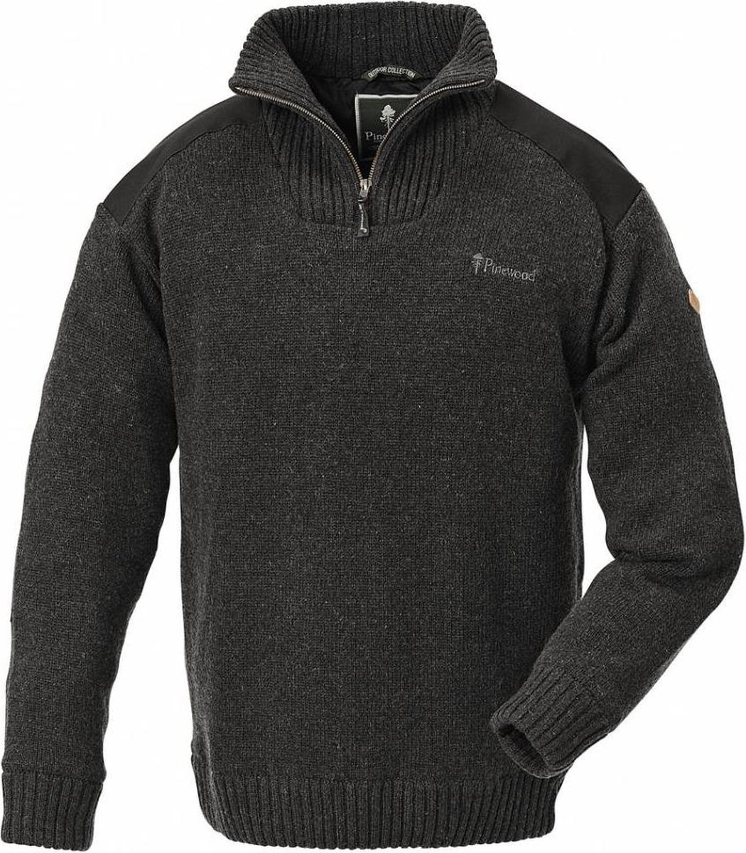 Pinewood Hurricane Sweater - Donkergrijs