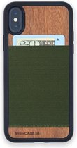 JimmyCASE iPhone X/XS Wallet Case Green