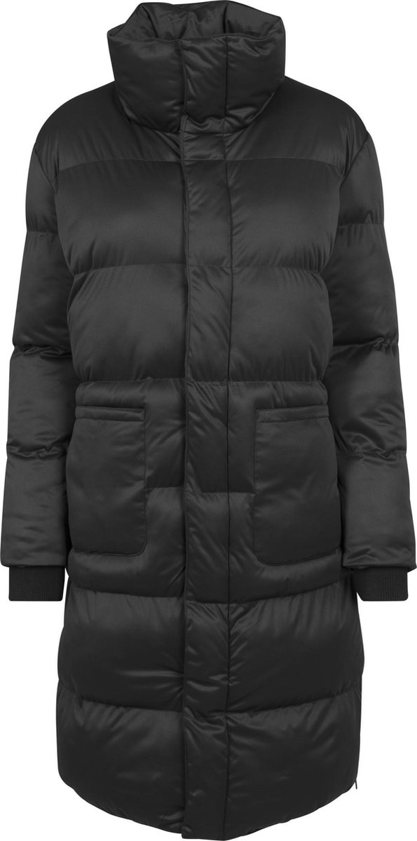 Jas Dames Oversized Puffer Coat zwart | bol.com