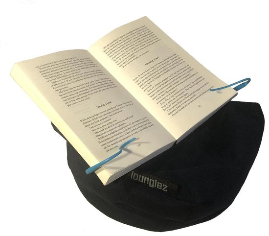 ReadSeat BookSeat Boekensteun Tabletkussen Tablethouder - Donkerblauw Deluxe