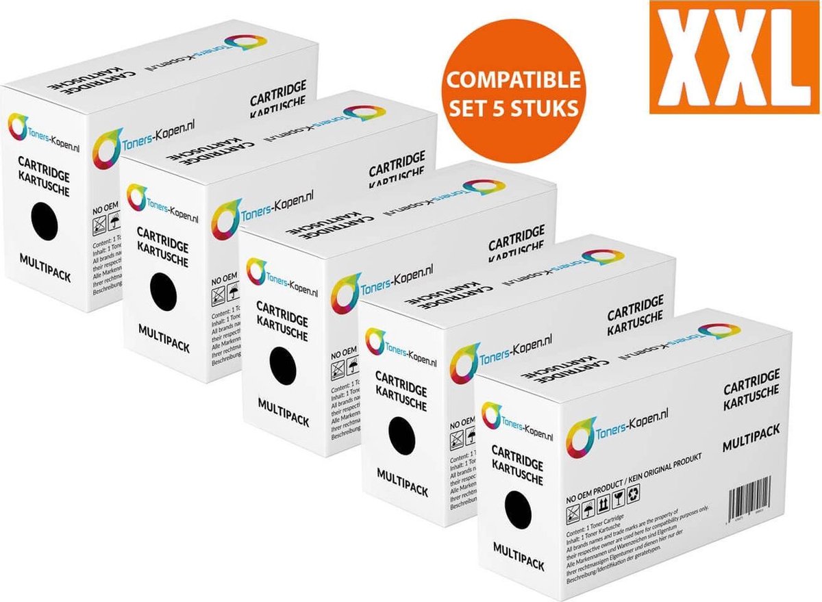 5X Brother TN-1050/TN1050 - XL Alterntieve Toner - 10000 Pagina's -  Geschikt voor | bol.com