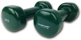 Bol.com-Tunturi Dumbell set - 2 x 2 kg - Vinyl - Groen-aanbieding Bol.com-Tunturi Dumbell set - 2 x 2 kg - Vinyl - Groen-aanbieding