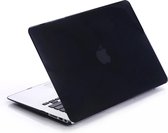 Lunso Geschikt voor MacBook Air 11 inch cover hoes - case - Glanzend Zwart